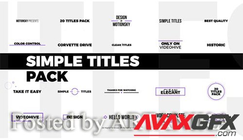 VH - Simple Titles Pack 24281178