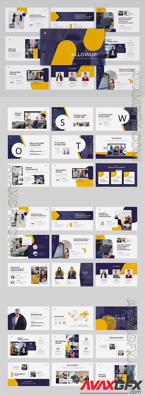 Allowup Company - Business Powerpoint Template