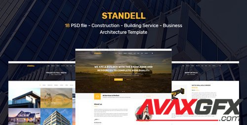 Themeforest - Standell | Multipurpose Construction PSD Template 21589504