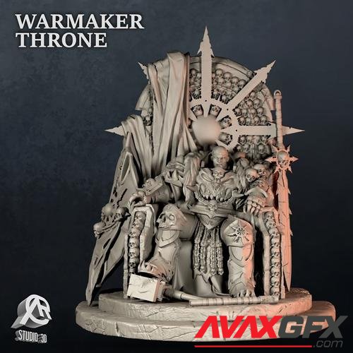 Warmaker throne – 3D Print