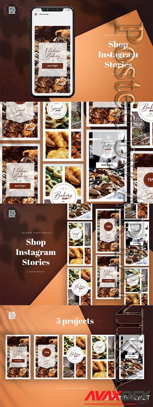 Shop Instagram Stories PSD Template