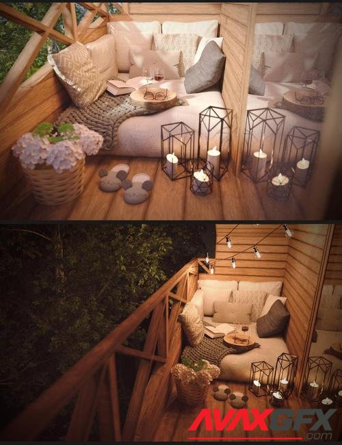 Small Cozy Balcony