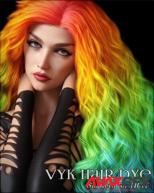 VYK Hair Dye Shaders for Iray