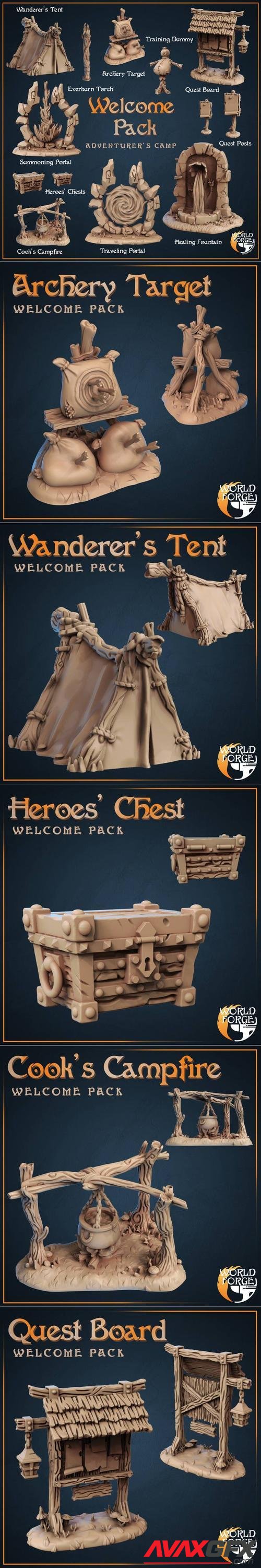 ﻿World Forge Miniatures - Welcome Pack – 3D Print