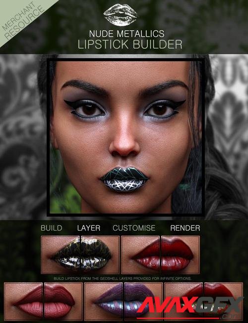 Nude Metallics Lipstick Builder Merchant Resource Genesis 8 Females