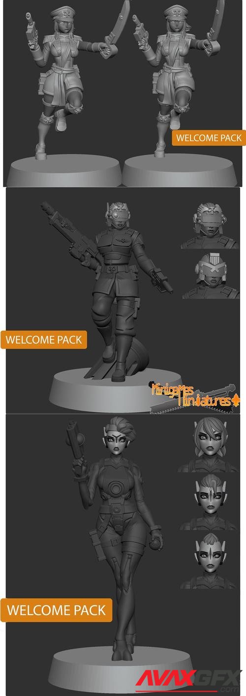 Minigames Miniatures - Welcome Pack April 2022 – 3D Print