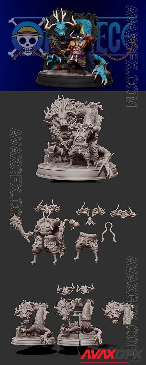 3D Print Models Kaido King Of The Beasts Dragon