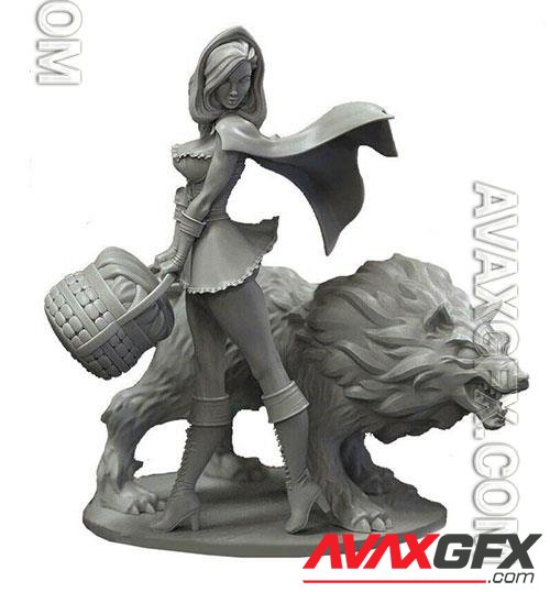 3D Print Models Red Riding Hood