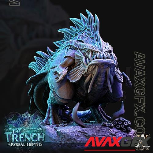 Abyssal Depths - The Trench Morlok Pouncer 2 3D Printable STL