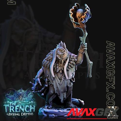 Abyssal Depths - The Trench Morlok Priest 3D Printable STL