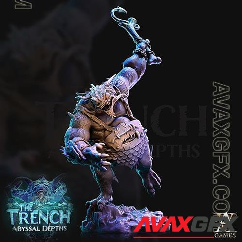 Abyssal Depths - The Trench Morlok Big Boi 3 3D Printable STL