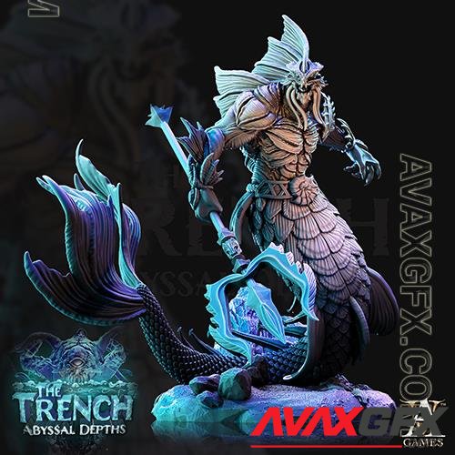Abyssal Depths – The Trench Merrow 1 3D Printable STL
