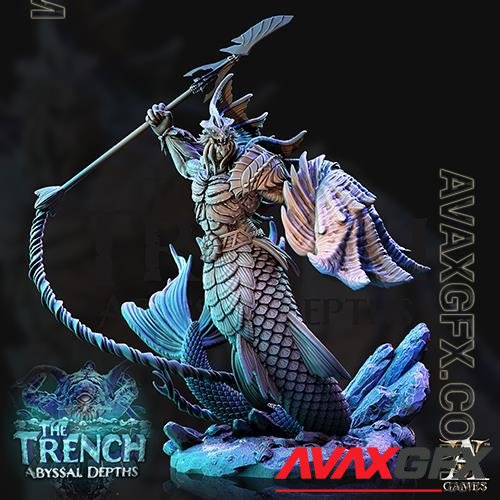 Abyssal Depths – The Trench Merrow 2 3D Printable STL