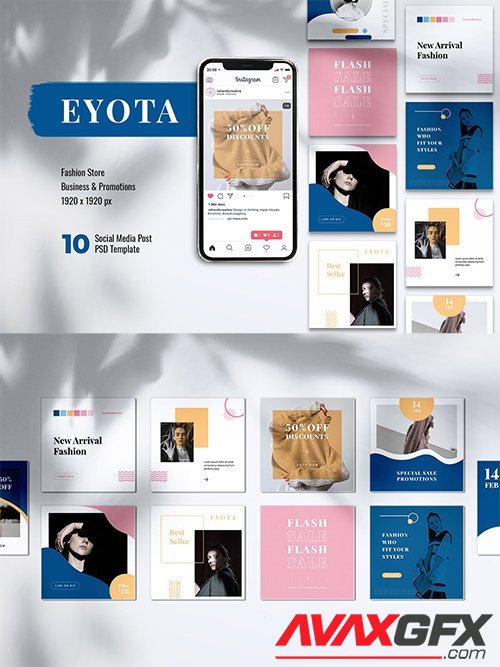 EYOTA Fashion Store Instagram & Facebook Post