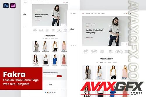 Fakra - Fashion Shop Website Design
