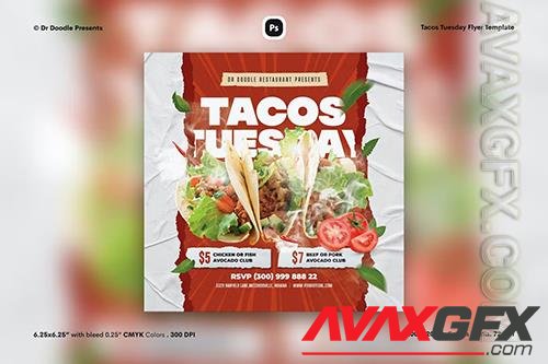 Tacos Tuesday Flyer