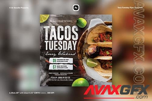 Taco Tuesday Flyer