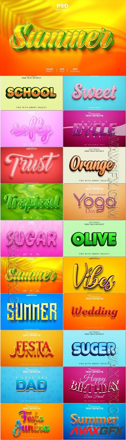 Psd text effect set vol 628