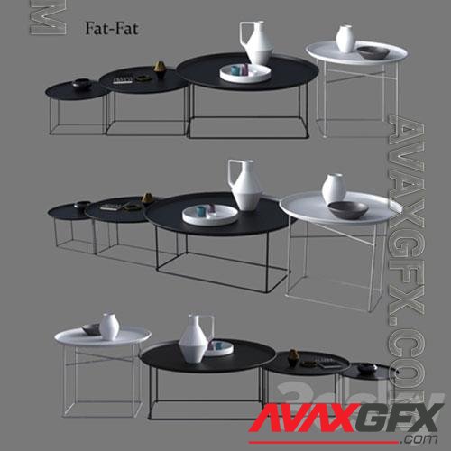 3D Models B & B Italia Maxalto Coffee Small Tables Fat Fat