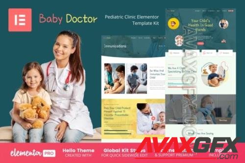 Baby Doctor - Pediatric Clinic Elementor Template Kit 37540359