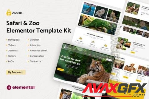 Zoorilla | Safari & Zoo Elementor Template Kit 37439396