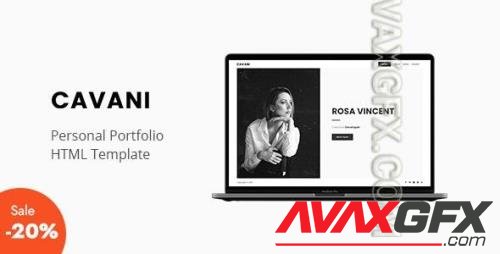 Cavani - Personal Portfolio HTML Template 35229877