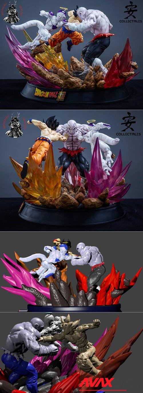 Goku & Freezer VS Jiren – 3D Print