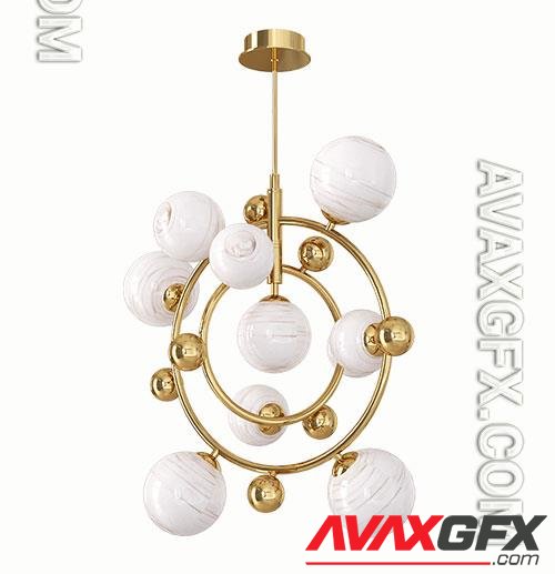 3D Models Pendant lamp Salvadore SP8V gold