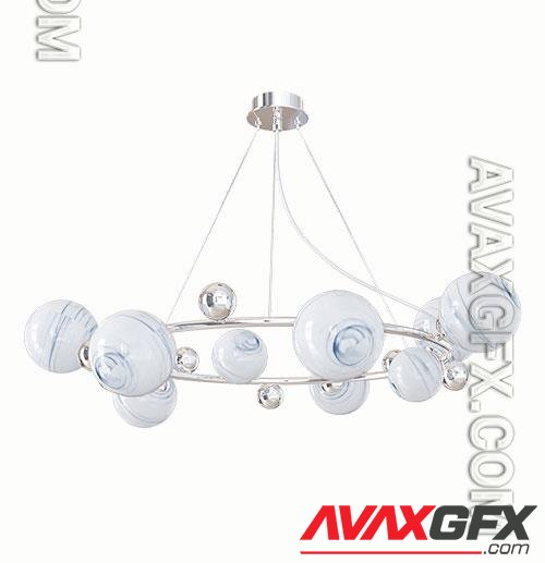 3D Models Pendant lamp Salvadore SP9H chrom