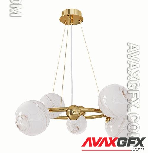 3D Models Pendant lamp Salvadore SP6H gold