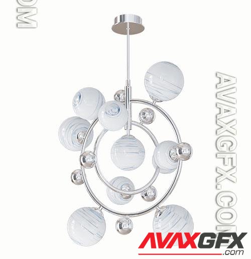 3D Models Pendant lamp Salvadore SP8V chromium