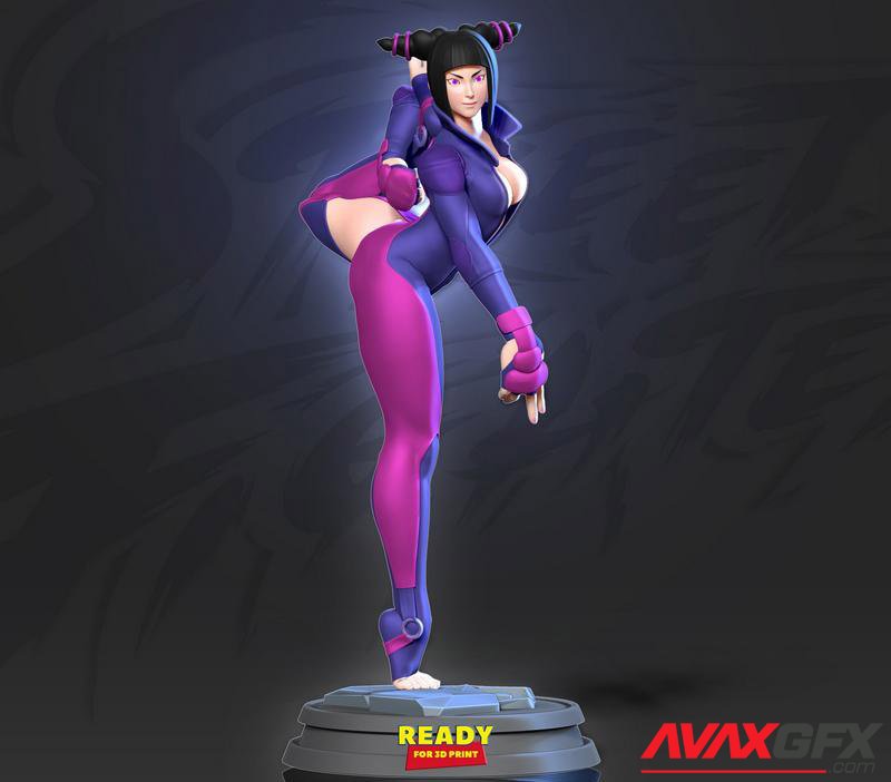 Juri Han Street Fighter 3D Print