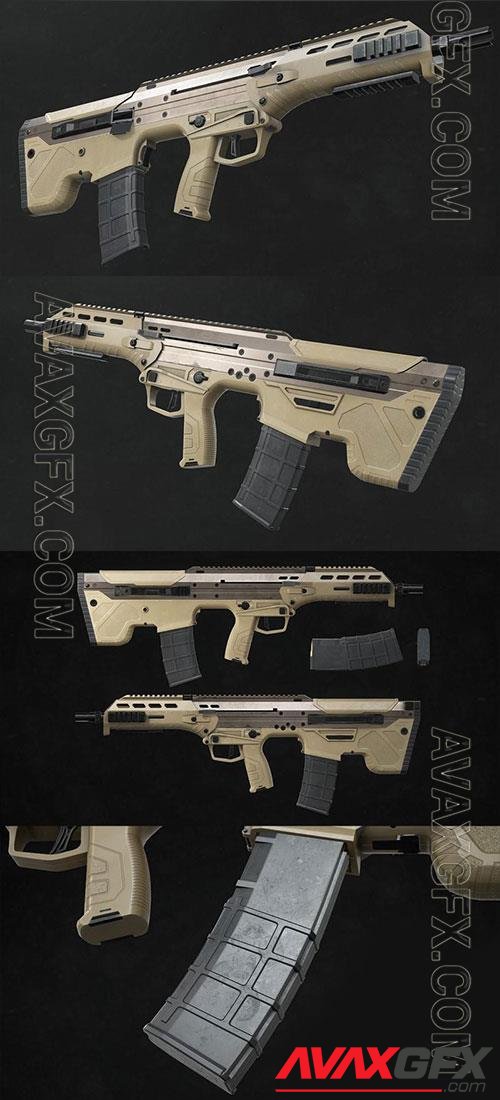 3D Models MDR Assault Rifle