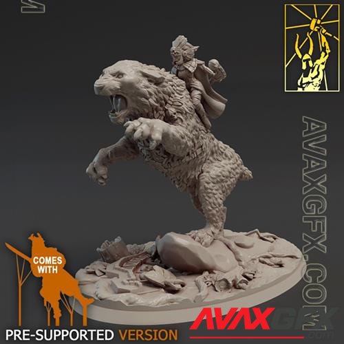 Amazon Carninn the Primeval Roar 3D Printable STL