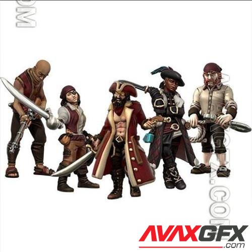 3D Print Models Pirate fullpack