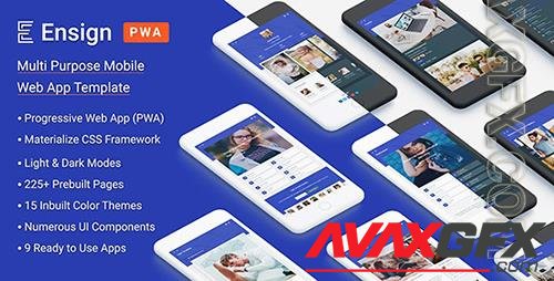 Ensign: Multi Purpose PWA Mobile App Template 31517985
