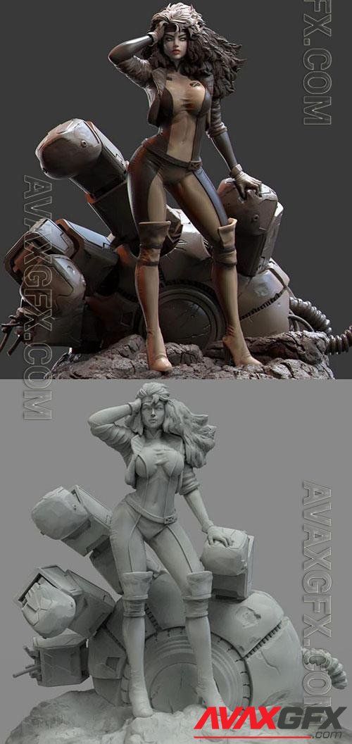 3D Print Models X-Man Rogue HD - Marvel