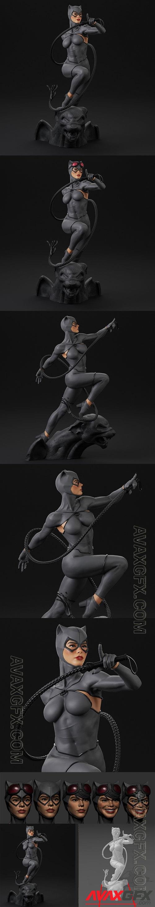 3D Print Models Catwoman - DePaula - DC Comics