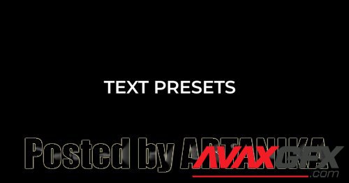 MA - Bounce Text Transitions Presets 226805