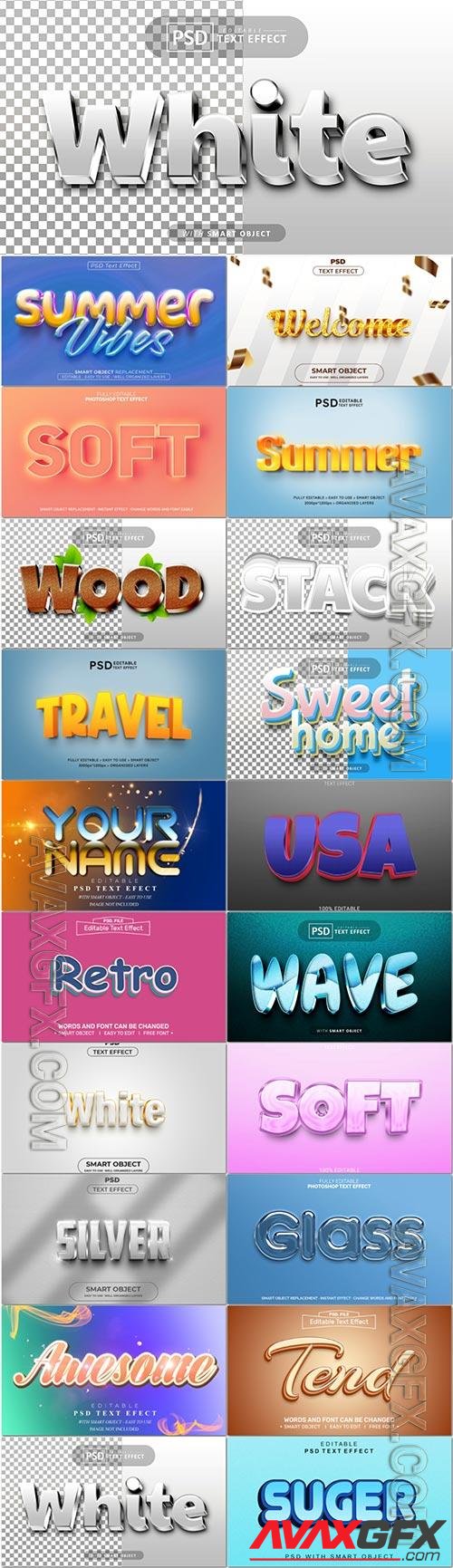 Psd text effect set vol 648