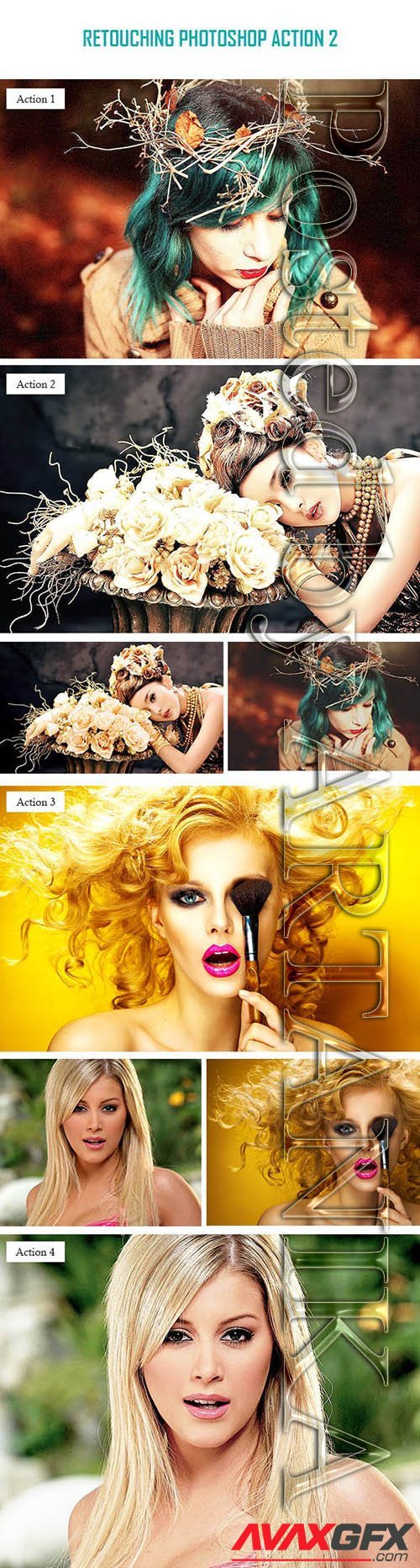 Graphicriver - Retouching Photoshop Action 2 10515610