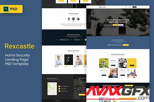 Home Security - Landing Page PSD Template-02
