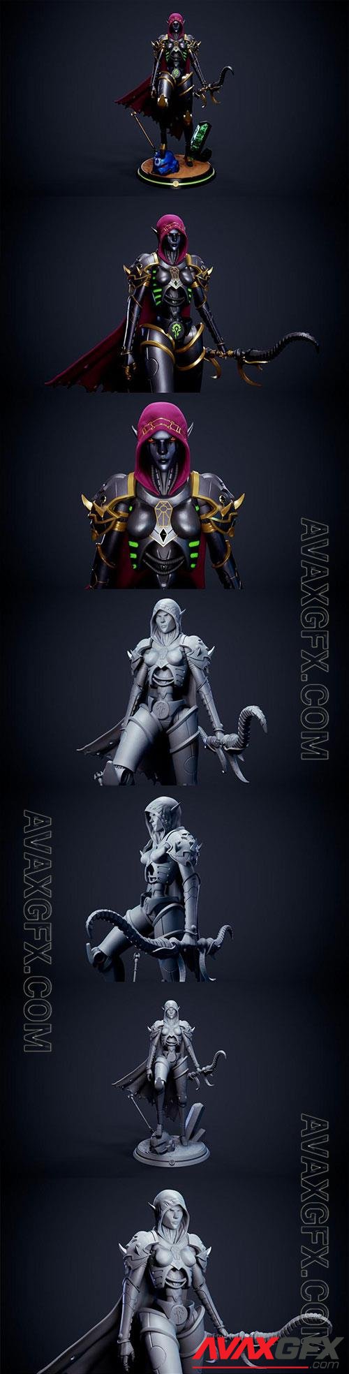 3D Print Models Necron Sylvanas - Warcraft 40000