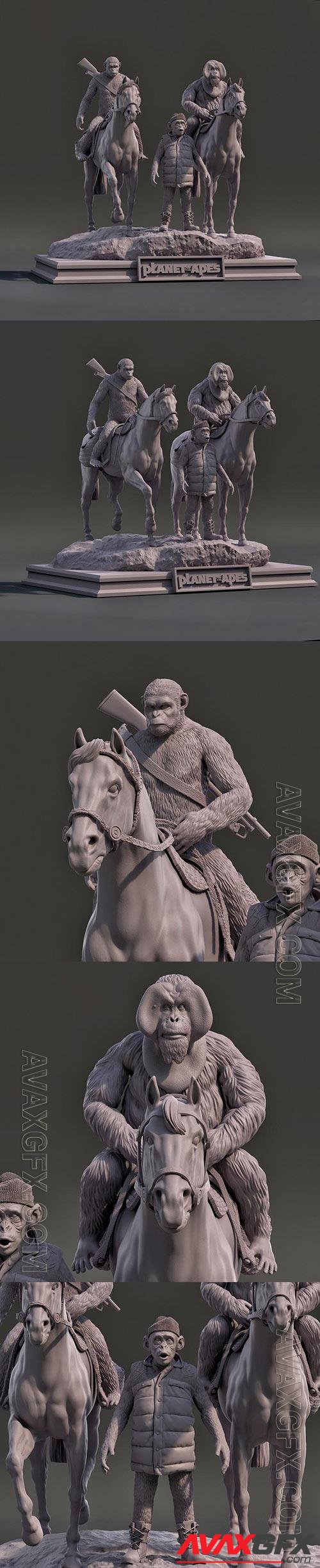 3D Print Models Planet of the Apes