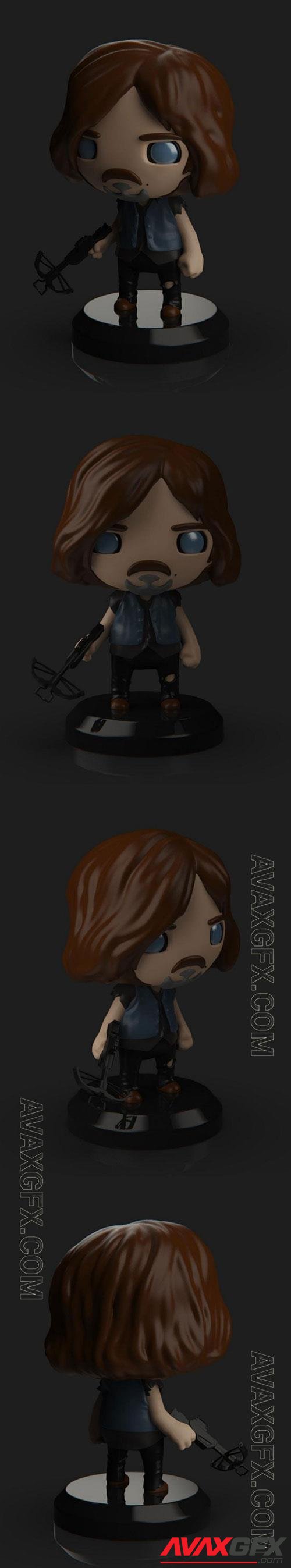 3D Print Models PlaKit Walking Dead - Daryl