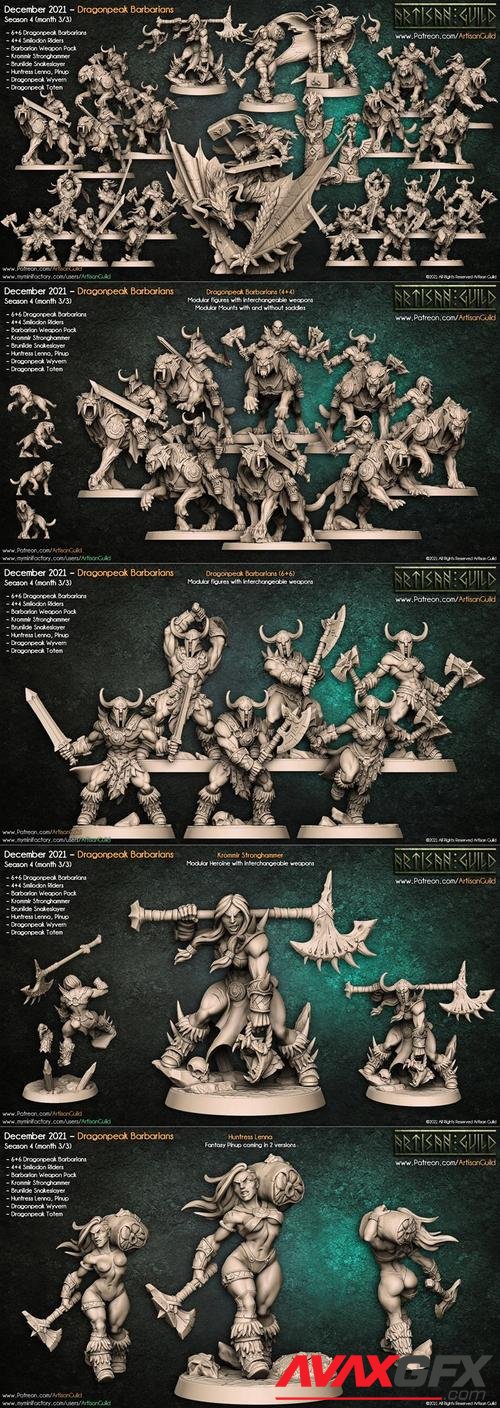 Artisan Guild - Dragonpeak Barbarians – 3D Print