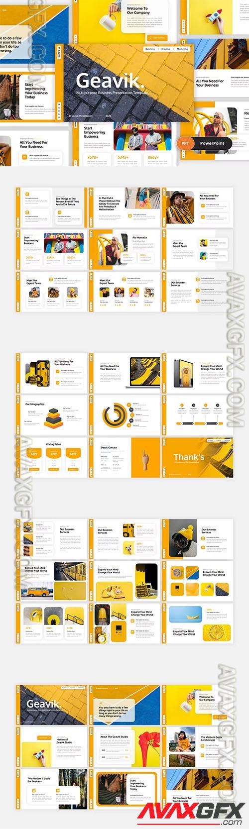 Geavik - Multipurpose Deck Powerpoint, Keynote Template