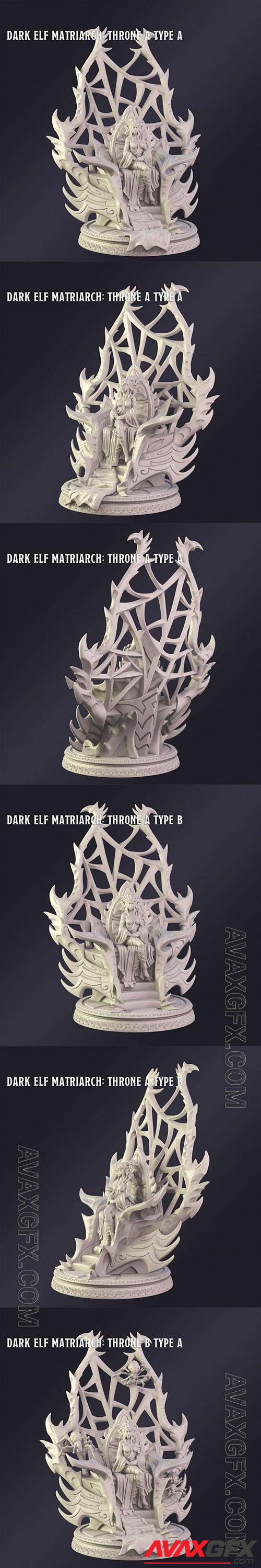 3D Print Models Dark Elf Matriarch