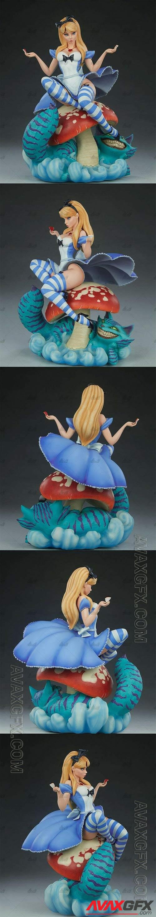 3D Print Models Alice in Wonderland