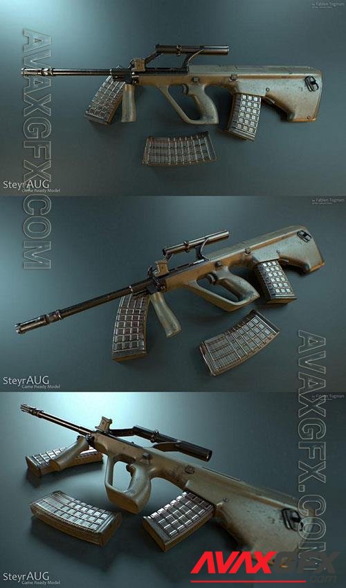 3D Models Assault rifle Steyr AUG